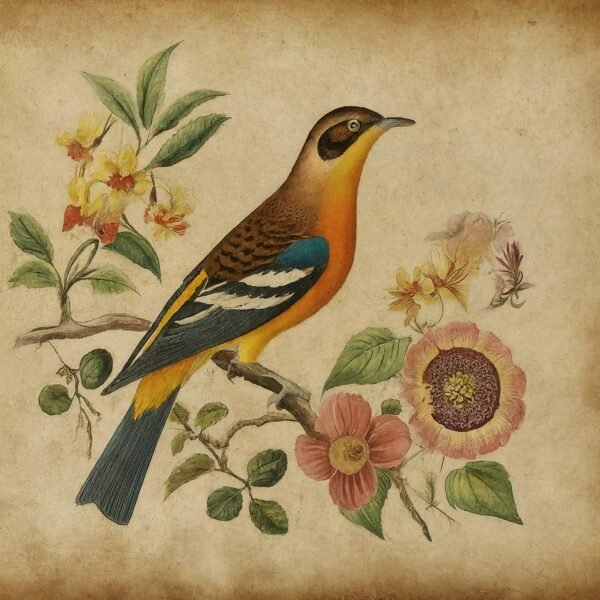 Vintage Bird Illustration