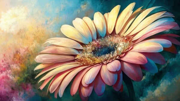 Radiant Gerbera Blossom Art
